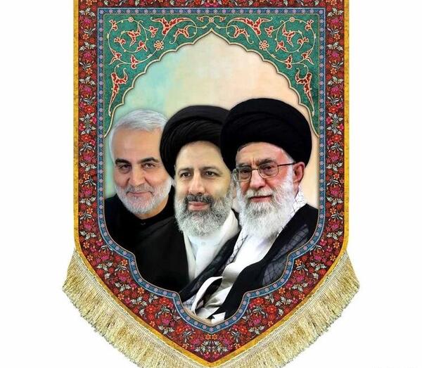 عکس حاج قاسم سلیمانی با خامنه ای