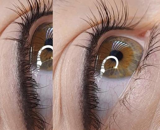 عکس بن مژه طبیعی
