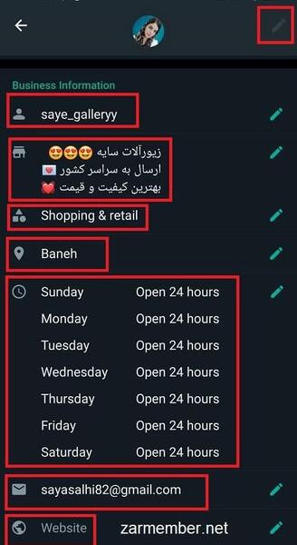 عکس واتساپ بیزینس