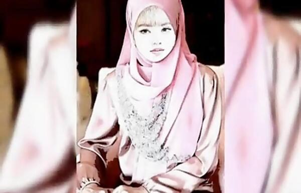 عکس با حجاب بلک پینک