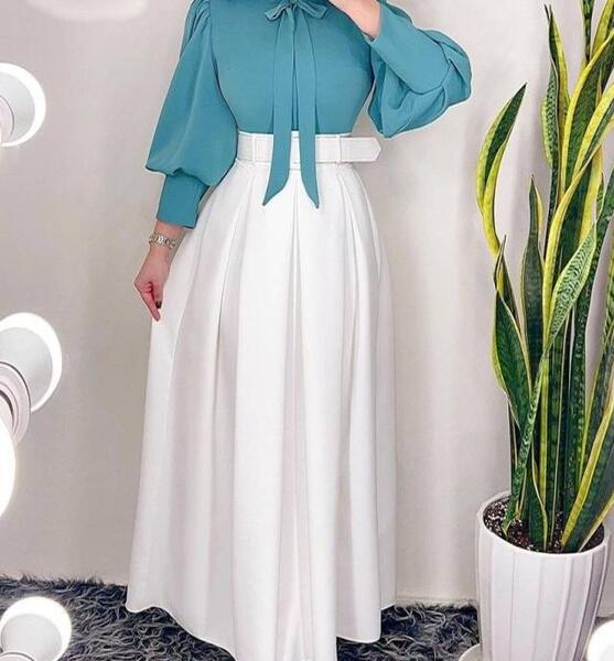 عکس دامن پلیسه ای