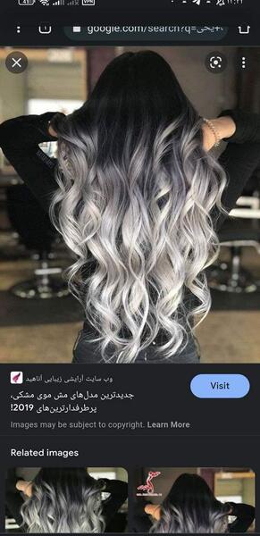 عکس رنگ مو خوشگل جدید