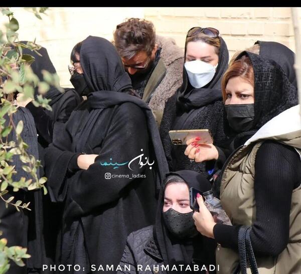 عکس زهره فکور صبور تشییع جنازه