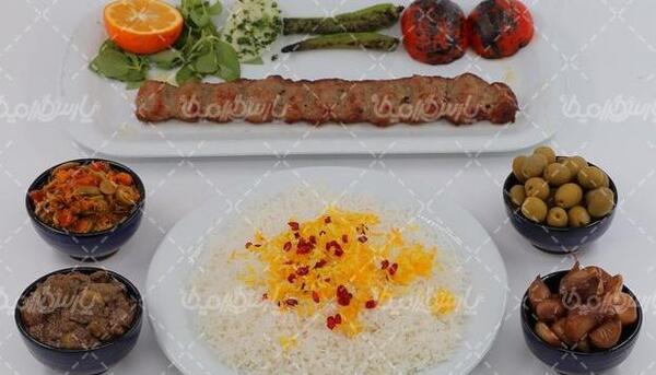 عکس از چلو کباب