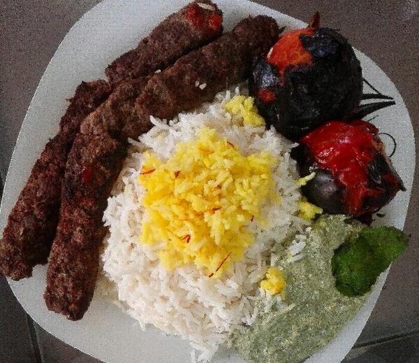 عکس از چلو کباب