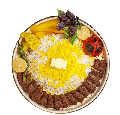 عکس از چلو کباب