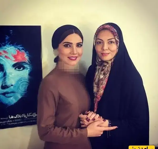 عکس آزاده نامداری با صورت کبود