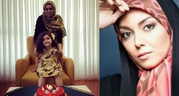 عکس آزاده نامداری با صورت کبود
