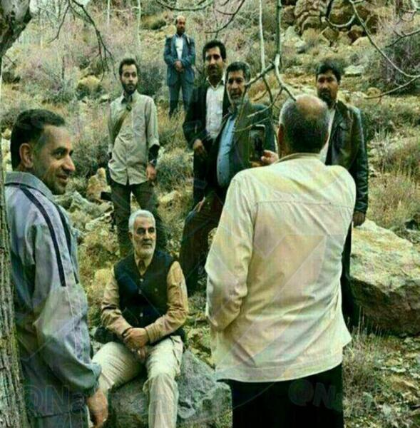 عکس قاسم سلیمانی با طالبان
