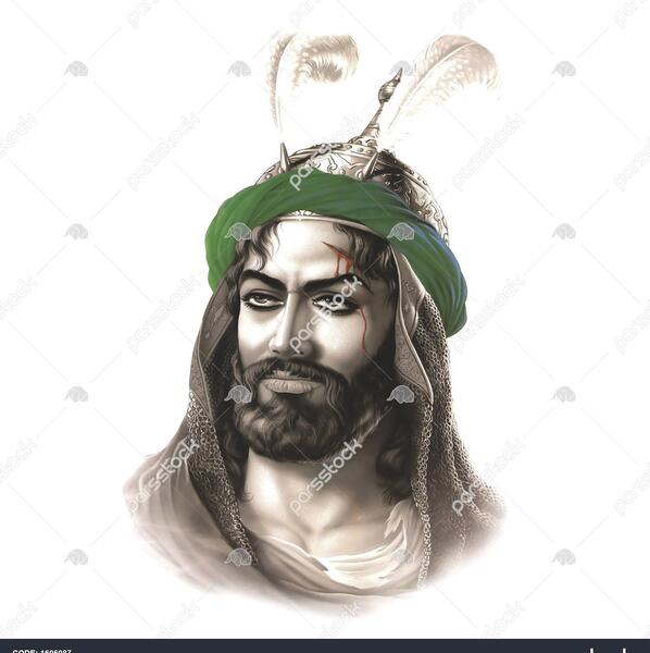 عکس امام حسین و حضرت ابوالفضل
