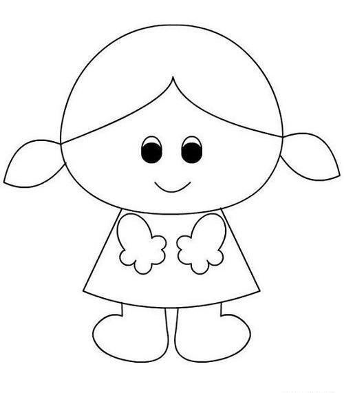 عکس نقاشی ساده کودکانه دخترانه