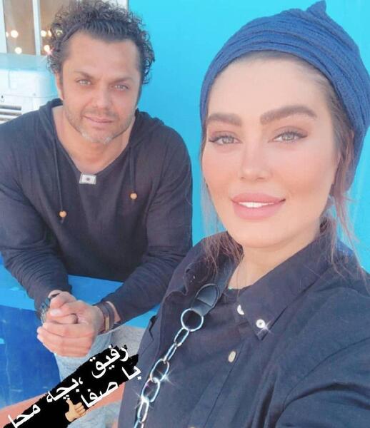 عکس مهران اخوان ذاکری همسر اول سحر قریشی