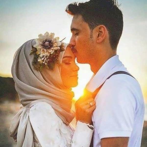 عکس عاشقانه باحجاب دونفره