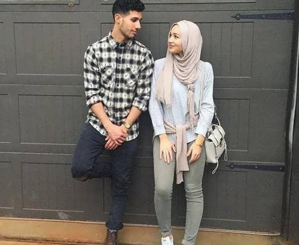عکس عاشقانه باحجاب دونفره