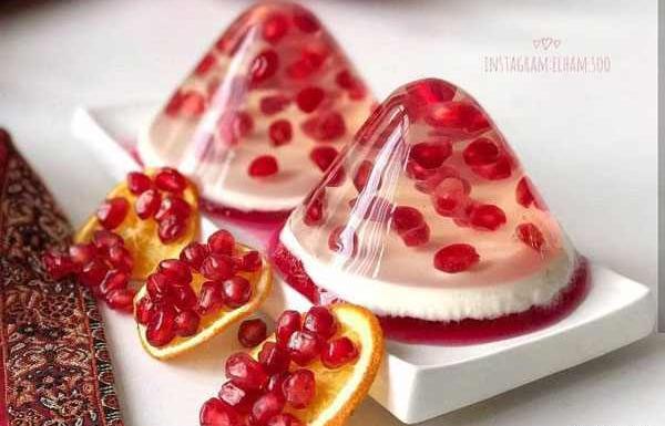 عکس ایده برای ژله انار