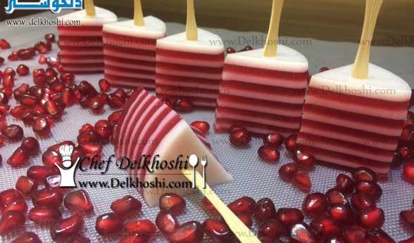 عکس ایده برای ژله انار