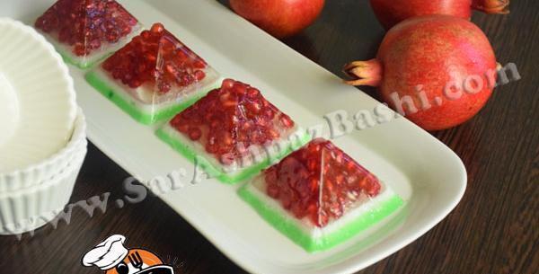 عکس ایده برای ژله انار