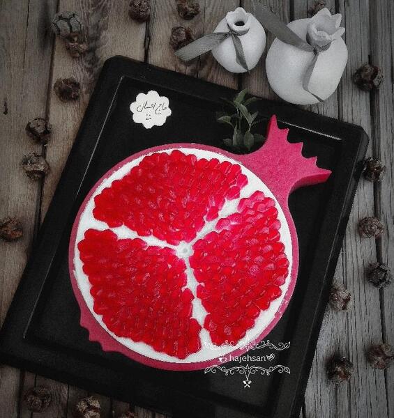 عکس ایده برای ژله انار