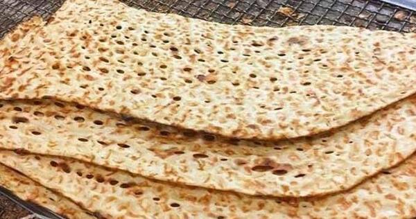 عکس نقاشی ساده نان سنگک
