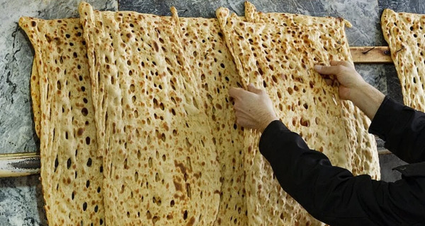 عکس نقاشی ساده نان سنگک