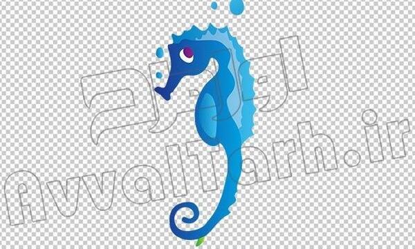 عکس اسب دریایی کارتونی