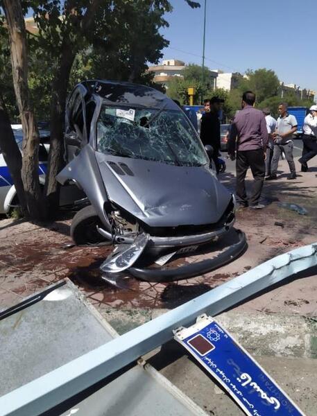 عکس شاسی بلند تصادف