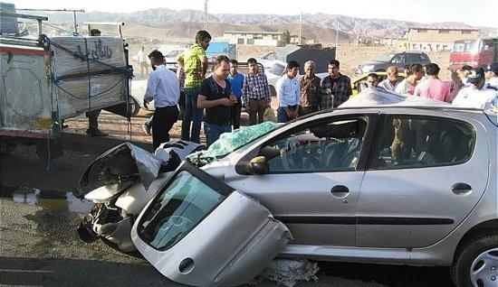 عکس شاسی بلند تصادف