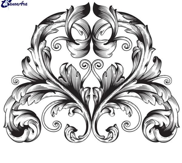 عکس تاتو روی دست خام