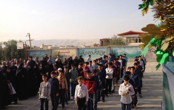 عکس مدرسه سرپل ذهاب