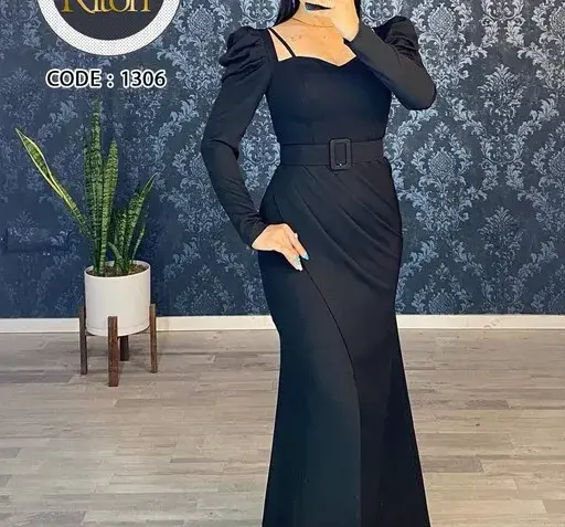 عکس لباس مجلسی زنانه قرمز رنگ