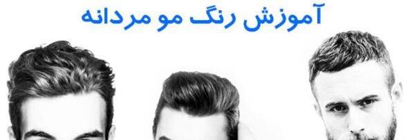 عکس رنگ مو پسرانه یخی