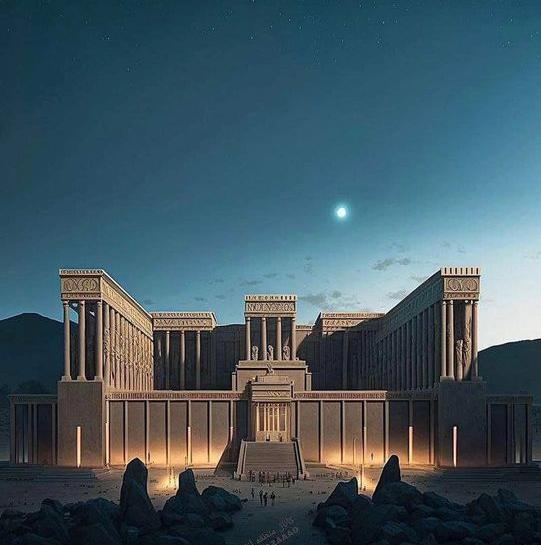 عکس از نمای تخت جمشید