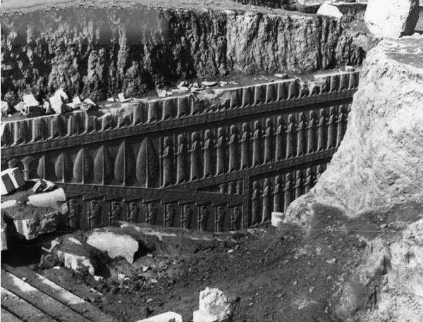 عکس از نمای تخت جمشید