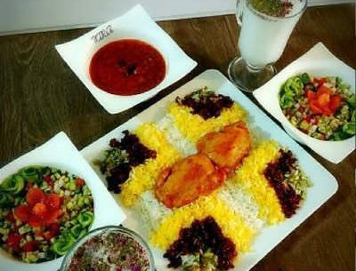 طرز تهیه زرشک پلو با مرغ با عکس