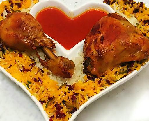 طرز تهیه زرشک پلو با مرغ با عکس