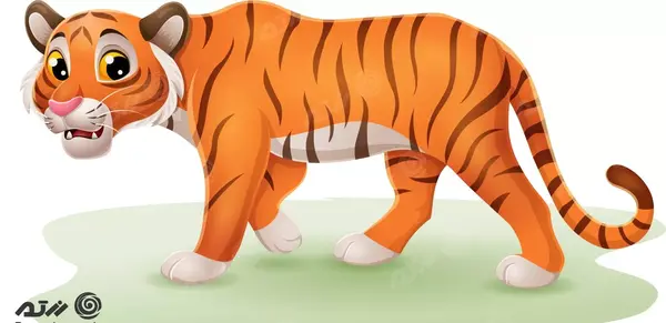عکس کارتونی ببر