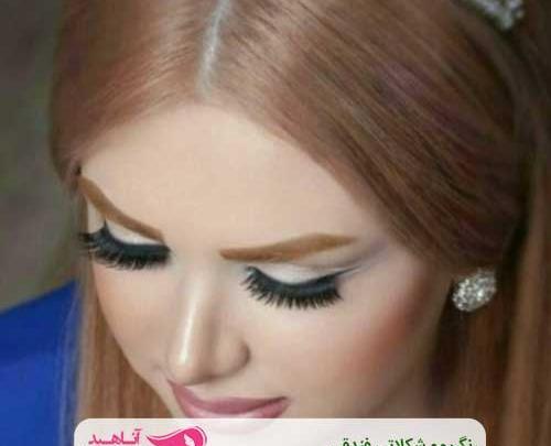عکس رنگ شکلاتی روشن