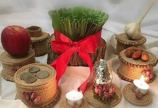 عکس ایده سفره هفت سین کنفی
