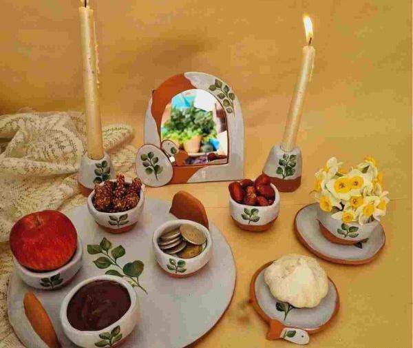 عکس ایده سفره هفت سین کنفی