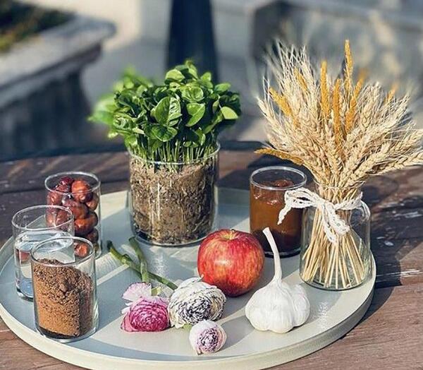 عکس ایده سفره هفت سین کنفی