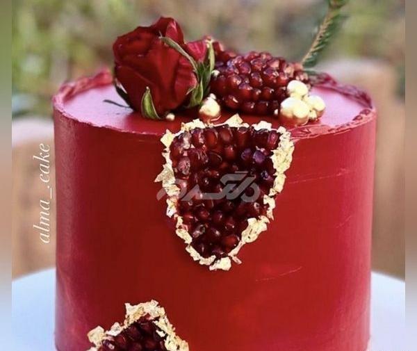 عکس ایده شب یلدا کیک