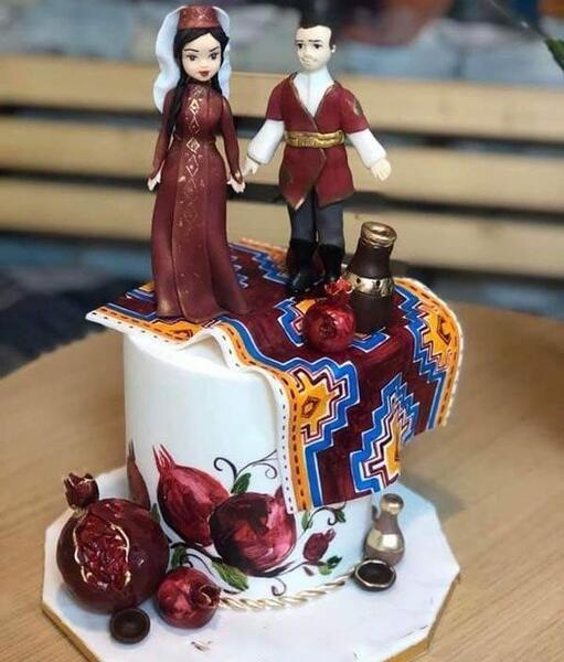 عکس ایده شب یلدا کیک