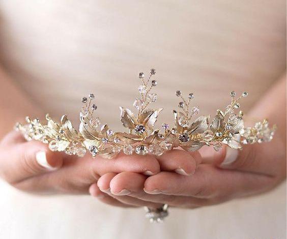 عکس تاج دخترانه برای عروسی