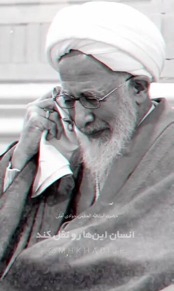 عکس جواد آملی