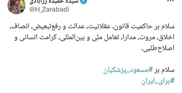 عکس سیده حمیده زرآبادی