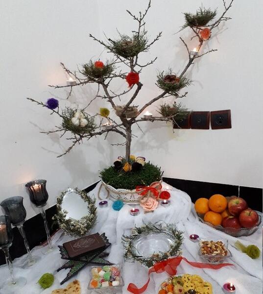 عکس سفره هفت سین درختی