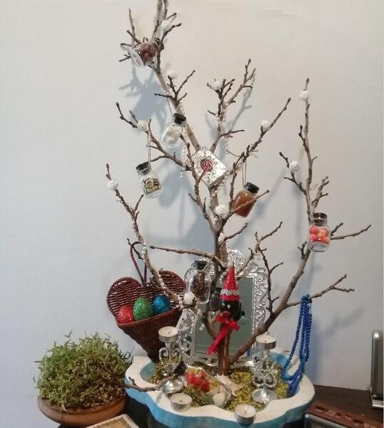 عکس سفره هفت سین درختی