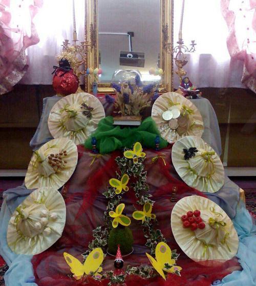 عکس سفره هفت سین درختی