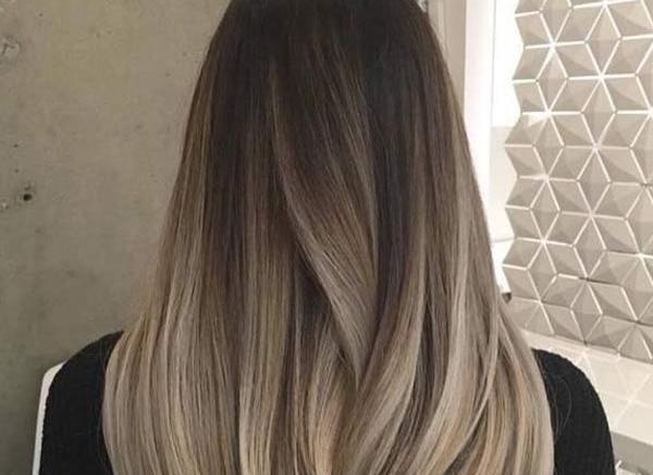 عکس رنگ موی تیره بدون دکلره