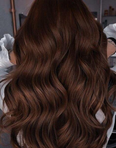 عکس رنگ موی تیره بدون دکلره